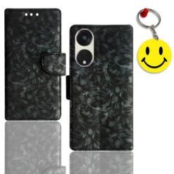 Oppo Reno 8T flip cover | CPH2481 flip cover | Free Smiley Keychain | ND_08