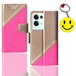 Oppo Reno 8 Pro flip case | CPH2357 flip case | Free Smiley Keychain | ND_09