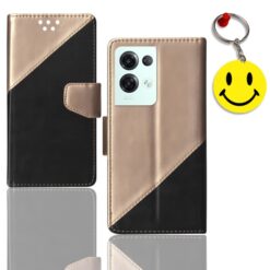 Oppo Reno 8 Pro folding cover | CPH2357 folding cover | Free Smiley Keychain | ND_10