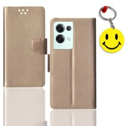 Oppo Reno 8 Pro pouch cover | CPH2357 pouch cover | Free Smiley Keychain | ND_11