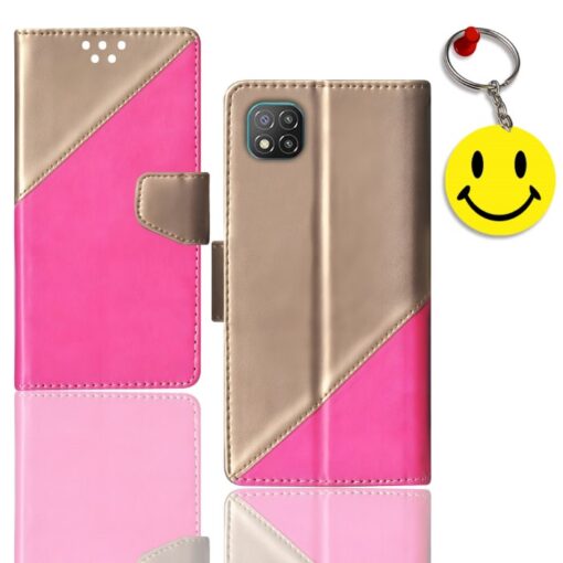 Poco C3 flip case | MZB07RIIN flip case | Free Smiley Keychain | ND_09