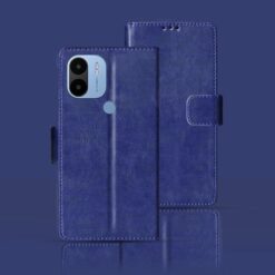 Poco C50 Pouch cover | MZB0D3DIN Pouch cover | Blue