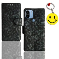 Poco C50 flip cover | MZB0D3DIN flip cover | Free Smiley Keychain | ND_08