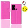 Poco C55 flip cover for girl | 22127PC95I flip cover for girl | Free Smiley Keychain | ND_12