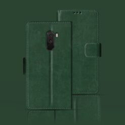 Poco F1 flip case | MZB6710IN flip case | Green