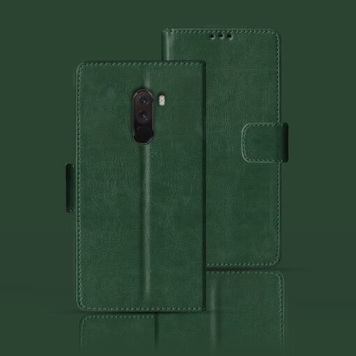 Poco F1 flip case | MZB6710IN flip case | Green