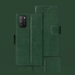 Poco M3 flip case | M2010J19CG flip case | Green
