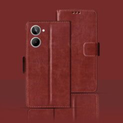 REALME 10 flip cover | RMX3630 flip cover | Brown