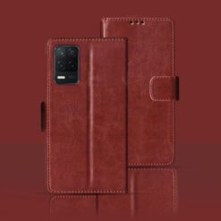 REALME 8 PRO flip cover | RMX3081 flip cover | Brown