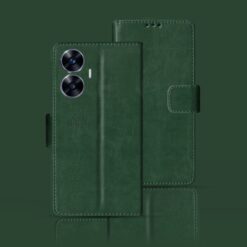REALME C55 flip case | RMX3710 flip case | Green