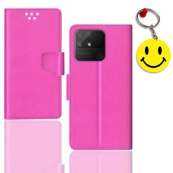 REALME NARZO 50A flip cover for girl | RMX3430 flip cover for girl | Free Smiley Keychain | ND_12