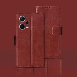 REDMI NOTE 12 5G flip cover | 22111317I flip cover | Brown