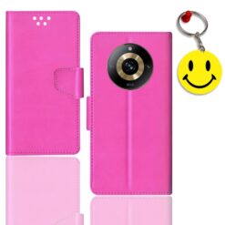 Realme 11 Pro flip cover for girl | RMX3771 flip cover for girl | Free Smiley Keychain | ND_12