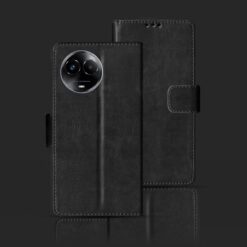 Realme 11x 5G foloding cover | RMX3785 foloding cover | Black