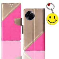 Realme 11x 5G flip case | RMX3785 flip case | Free Smiley Keychain | ND_09