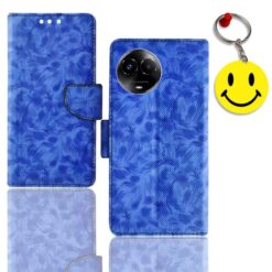 Realme 11x 5G phone flip cover | RMX3785 phone flip cover | Free Smiley Keychain | ND_07