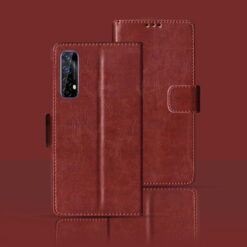 Realme 7 flip cover | RMX2151 flip cover | Brown