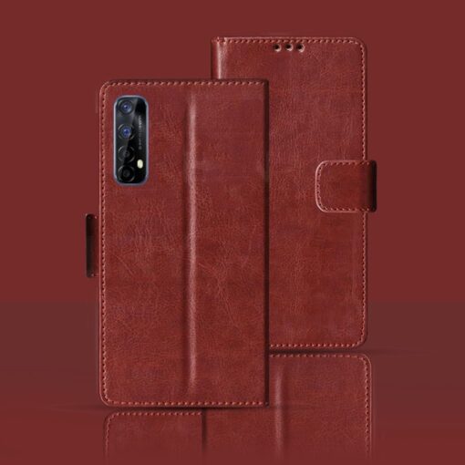 Realme 7 flip cover | RMX2151 flip cover | Brown