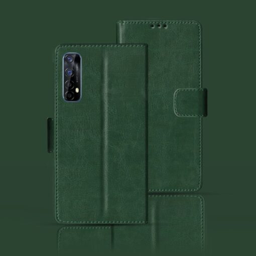 Realme 7 flip case | RMX2151 flip case | Green