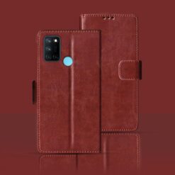Realme 7i flip cover | RMX2103 flip cover | Brown