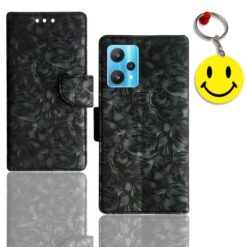 Realme 9 Pro Plus flip cover | Realme RMX3392 flip cover | Free Smiley Keychain | ND_08
