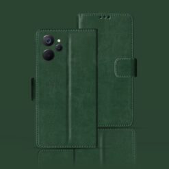 Realme 9i 5G flip case | RMX3612 flip case | Green