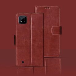 Realme C11 2021 flip cover | RMX3231 flip cover | Brown