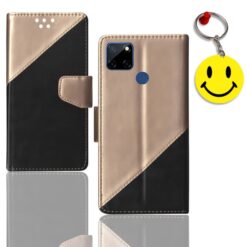 Realme C12 folding cover | RMX2189 folding cover | Free Smiley Keychain | ND_10