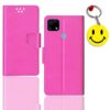 Realme C25 flip cover for girl | RMX3193 flip cover for girl | Free Smiley Keychain | ND_12