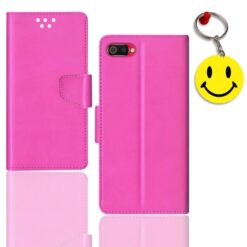 Realme C2 flip cover for girl | Realme RMX1941 flip cover for girl | Free Smiley Keychain | ND_12