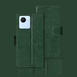 Realme C30 flip case | RMX3581 flip case | Green