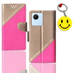 Realme C30 flip case | RMX3581 flip case | Free Smiley Keychain | ND_09