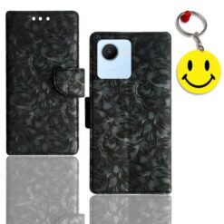 Realme C30 flip cover | RMX3581 flip cover | Free Smiley Keychain | ND_08
