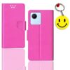 Realme C30s flip cover for girl | Realme RMX3690 flip cover for girl | Free Smiley Keychain | ND_12