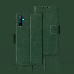 Realme C3i flip case | RMX2027 flip case | Green