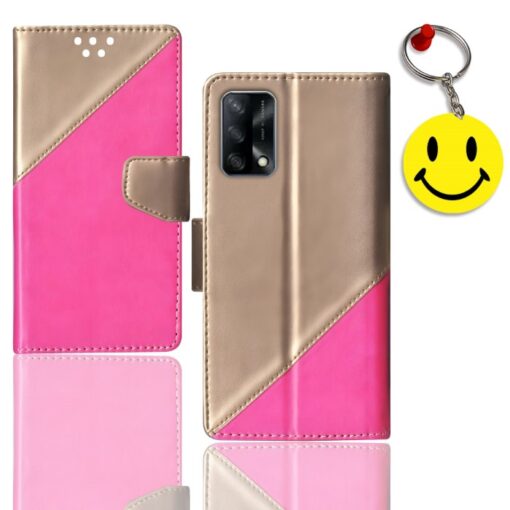 Realme F19 flip case | CPH2219 flip case | Free Smiley Keychain | ND_09