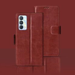 Realme GT Master flip cover | RMX3363 flip cover | Brown
