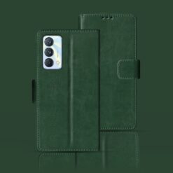 Realme GT Master flip case | RMX3363 flip case | Green