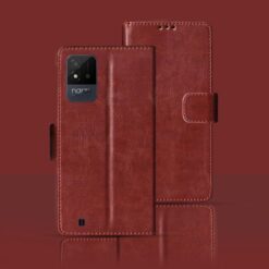 Realme Narzo 50i flip cover | RMX3231 flip cover | Brown