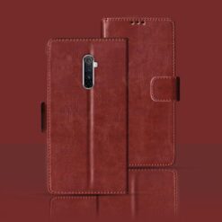 Realme X2 Pro flip cover | RMX1931 flip cover | Brown