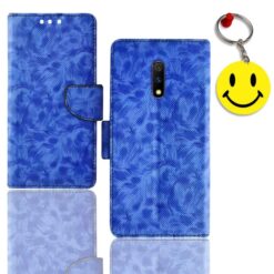Realme X phone flip cover | RMX1901 phone flip cover | Free Smiley Keychain | ND_07