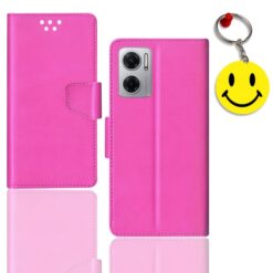 Redmi 11 Prime 5G flip cover for girl | 22041219I flip cover for girl | Free Smiley Keychain | ND_12