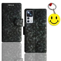 Redmi 12T flip cover | 22071212AG flip cover | Free Smiley Keychain | ND_08