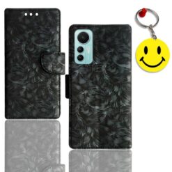 Redmi 12 Lite flip cover | 2203129G flip cover | Free Smiley Keychain | ND_08