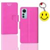 Redmi 12 Lite flip cover for girl | 2203129G flip cover for girl | Free Smiley Keychain | ND_12
