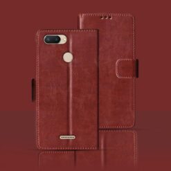 Redmi 6 flip cover | M1804C3DG flip cover | Brown