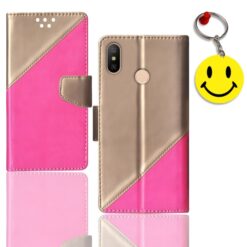 Redmi 6 Pro flip case | M1805D1SI flip case | Free Smiley Keychain | ND_09