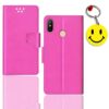 Redmi 6 Pro flip cover for girl | M1805D1SI flip cover for girl | Free Smiley Keychain | ND_12