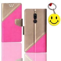 Redmi 8 flip case | MZB9072IN flip case | Free Smiley Keychain | ND_09