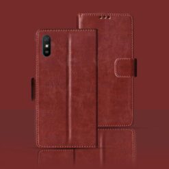 Redmi 9A flip cover | m2006C3LI flip cover | Brown